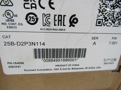 Rockwell Automation Power Flex 525 AC Drive 528V 2.3A 25B-D2P3N114 SEALED