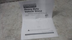 Hein-Werner HW93526F 2 Pk 25 Ton Load Capacity Pin Style Vehicle Support Stand