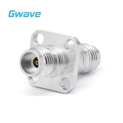 2.4mm Female to 2.4mm Female Adapter with 4 Hole Flange, DC – 50GHz
