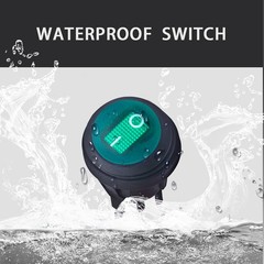 mankk 4Pcs Waterproof Rocker Switch 12V Round Toggle Switch SPST 3pin ON Off …