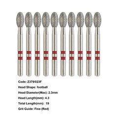 Zirconia Diamond Bur High Speed Bur FG Z368 Z856 Z850 Z881 Z379 Fine Medium Grit