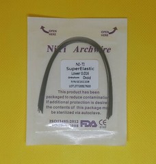 10Pcs/Pack Dental Super Elastic NITI Arch Wires Orthodontic Round Ovoid Form