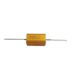 5W Golden Aluminium Load Resistor Wirewound Various Values – 0.1 Ohm to 10K Ohm