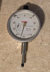 Käfer FM1101 Precision Dial Indicator Gauge 0.001mm 1mm Shockproof Germany