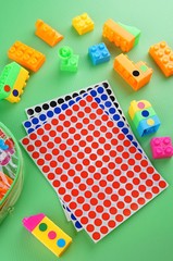 Self Adhesive labels 10mm Small Round Inventory Code Stickers 3/8 Inch Circle