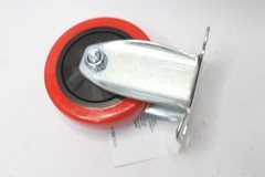 Everbilt Polyurethane and Steel Rigid Plate Caster with 250 lbs. Load Rating