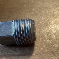 Stainless Steel Square Head Pipe Plug 1/8” Type 304 18-8 Qty 50