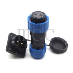 SD20 1-14pin Bulkhead Aviation Waterproof IP68 Plug Socket Power Cord Connector