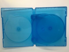 100 Original Scanavo 14mm 6-Disc Blue Blu-Ray Case, AMZ.6DISC.14MM.KRT