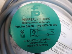 PEPPERL+FUCHS/GOULD NJ25-50-WS AC N/O LONG RANGE PROXIMITY SENSOR *NEW* (557)