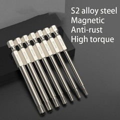 Torx Long Magnetic Impact Rated Screwdriver Drill Driver Bits T5-T40 PROFESSIONA