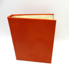 Address Book Leather Hardcover 6 Ring Binder Graphic Image GRAY Swirl