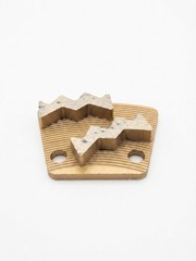 3 Pack Premium Grade 16/18 Grit SSB Double Zigzag Grinding Segments – Trapezoid