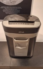 Ativa® 10-Sheet Micro-Cut Shredder 10MC02 Works Great!!!