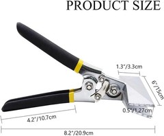 6 Inch Hand Seamers Sheet Metal as picture shown, Silver, Black, Yellow