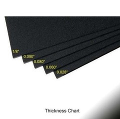 14 pack of 8×12 black kydex plastic .080″ p3, vacuum Forming, Diy, Holster maker
