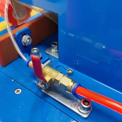 110V Automatic Wood Plate Edge Banding Machine Double-sided Trimming&Gluing