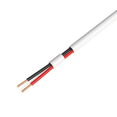 NEW 22 AWG 2 Conductor Security Alarm Cable Copper Clad Aluminum Wire Strand