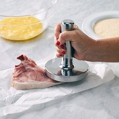 WORLD CUISINE ROUND MEAT POUNDER, 4.4 LBS. STAINLESS STEEL 42501-20