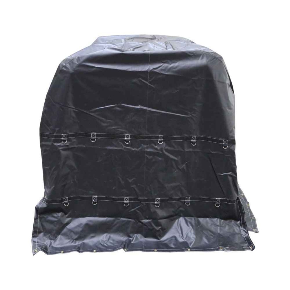 Heavy Duty Coil Tarp – 7’x7’x7′ – 18 oz. Black Tarp