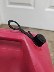 Pre-ban Rubbermaid 2.5 Gallon Vented Fuel Jug With Aftermarket Parts Very Clean