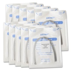 10X Dental Orthodontic Heat Thermal Activated Niti Arch Wire Rectangular AZDENT