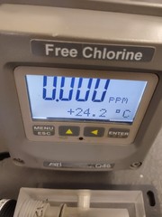 ATI Q46 Chlorine Analyzer Free Chlorine Monitor with CL2 Sensor S/N A10-624