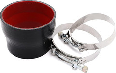 Straight Reducer Coupler Silicone Hose ID 3.5Inch to 4Inch 4-Ply with Stainless