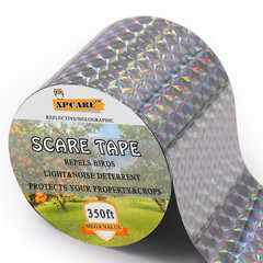 XPCARE Bird Scare Tape Ribbon – 350Ft X 2In Reflective Tape Rainbow Tape Product