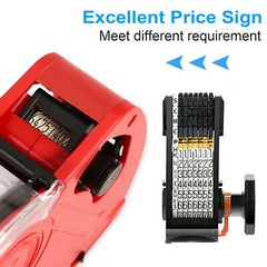 Price Tag Gun MX-5500 8 Digits EOS Labeler Marking Machine w/ Sticker Labels Ink