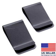 Metal Belt Clips – Model 7 – Powder Coated Holster Belt Clips – Tactical Black