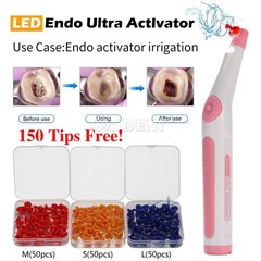 Dental Wireless Ultrasonic Activator Endo Ultra Activator with 150 Tips 3 Colors
