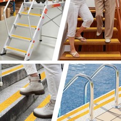 Anti Slip Tape 6″ x 30FT, Dark Yellow Heavy Duty Waterproof Non-Slip Safety T…