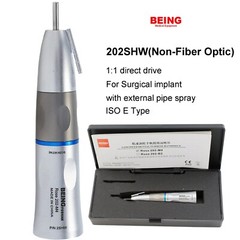 COXO Dental Surgical Straight Handpiece 1:1 Implant Nose Cone Fiber Optic CX235