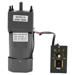 1:3(3K) 0-450 RPM 110 V AC Gear Motor +Speed Controller +Reducer