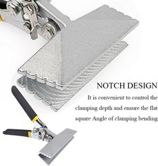 6 Inch Hand Seamers Sheet Metal as picture shown, Silver, Black, Yellow