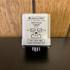 Time Mark Corp 368-120-1MIN / 3681201MIN Signaline Recycle Timer Relay NEW NOS