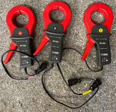 (3) AEMC SR-604 Meter Current Probes Input 1000 Amp Output: 1mA/Amp Powermetrix