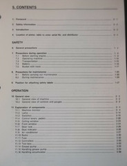 KOMATSU PC1000-1 PC1000LC-1SE-1 EXCAVATOR OPERATION & MAINTENANCE MANUAL BOOK