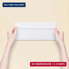 100PCS #10 Business Envelopes Self Seal White Letter Size No Window Security