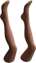 2PCS, 28″Tall Female Mannequin legs, Table Top Display, Durable PE Plastic