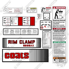 Fits Coats 5065AX Decal Kit Rim Clamp – 7 YEAR OUTDOOR 3M VINYL!