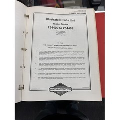 Briggs & Stratton Service Engine Sales Manual 4 Cycle Gasoline Engines 1985
