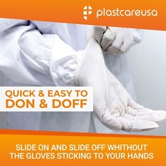 Latex Exam Gloves – Black or White, Medical Disposable, Vinyl & Powder Free