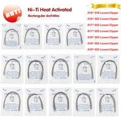 SKYSEA Dental Orthodontic Heat Thermal Activated Niti Rectangular Arch Wires FDA