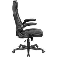 Racing/Gaming Chair Mid Back Synthetic Leather Black