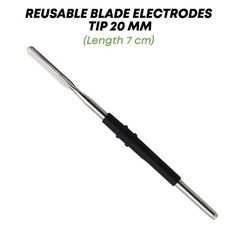 Reusable Electrodes Blade 20 mm 7 cm Electrosurgical Electrodes Autoclavable