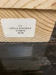 Young Bros 0610320-29 Steel 1/4″ Stamp Set 90-99 Double Digits 10pc NEW