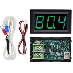 12V Green Fahrenheit Digital Temperature Gauge -58F~239F LED Display Screen w…