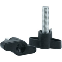 M4 M5 M6 M8 Clamping Thumb Screw T Bolts Black Butterfly Plastic Tee Wing Knob